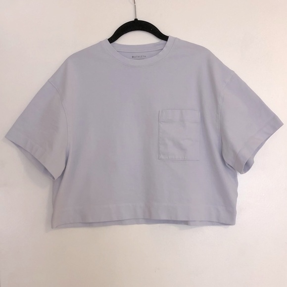 Athleta Tops - Athlete Classic Cotton Crop Tee